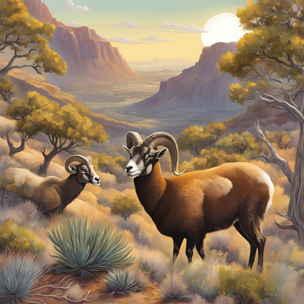 chaparral biome mouflon adaptations